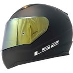 LS2 Rapid 2 Fullface Gold Camlı Mat Siyah Motosiklet Kaskı