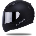 LS2 Rapid 2 Fullface Gri Camlı Mat Siyah Motosiklet Kaskı
