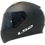 LS2 Rapid 2 Fullface Siyah Camlı Mat Siyah Motosiklet Kaskı