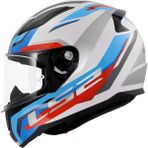 Ls2 Rapıd 2 Hyper Beyaz-Mavi-Kırmızı Kask - 2XL