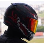 Ls2 Rapıd 2 Kaıju Kapalı Motosiklet Kaskı Kırmızı Camlı - XS