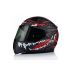 Ls2 Rapıd 2 Kaıju Mat Siyah-Kırmızı Fullface Motosiklet Kaskı Siyah Camlı + Şeffaf Camlı