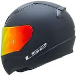 Ls2 Rapıd 2 Mat Siyah Kırmızı Cam Kask - 2XL