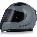 Ls2 Rapıd 2 Nardo Gri Fullface Motosiklet Kaskı Siyah Camlı +Şefaf Cam