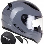 Ls2 Rapıd 2 Nardo Gri Fullface Motosiklet Kaskı - XL