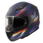 Ls2 Rapid 2 Optik Mat Mavi-Mor Kask renkli L