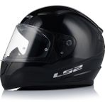 LS2 Rapid 2 Parlak Siyah Kapalı Motosiklet Kaskı