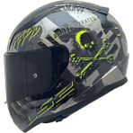Ls2 Rapid 2 Pırates Siyah Cam Kask - XS