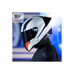 LS2 Rapid 2 Race Driveway Beyaz-Kırmızı-Mavi Kask ve Şeffaf Vizör