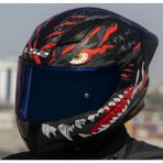 Ls2 Rapıd 2 Race Kaıju Fullface Motosiklet Kaskı Mavi Camlı