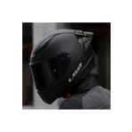 Ls2 Rapıd 2 Race Mat Siyah Full Face Motosiklet Kaskı Siyah Camlı