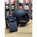 LS2 Rapıd 2 Race Mat Siyah Kask Scs S1XM Intercom - Çok Renkli