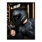 LS2 RAPID 2 RACE MAT SİYAH KASK (Siyah Vizörlü + Spoiler + Hediye)