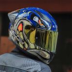 LS2 Rapid 2 Race Spox Sarı Cam Mavi Gri Kask