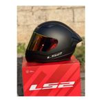 LS2 Rapid 2 Race turuncu vizörlü kask (+1 şeffaf vizör ile)