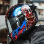 Ls2 Rapıd 2 Race Zombıe Fullface Motosiklet Kaskı Gri Camlı - 2XL