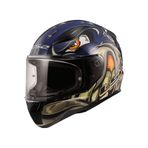 Ls2 Rapid 2 Spox Kapalı Kask Gri - Mavi