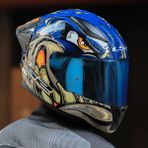 Ls2 Rapıd 2 Spox Mavi-Gri Kask Mavi Cam