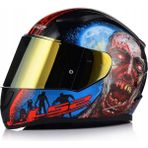 Ls2 Rapıd 2 Zombıe Fullface Motosiklet Kaskı Gold Camlı
