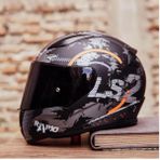 LS2 Rapid Circle Full Face Şeffaf Siyah Vizörlü Motosiklet Kaskı