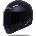 Ls2 Rapid Full Face Motosiklet Kaskı - Siyah Vizörlü - Mat Siyah - 3XL