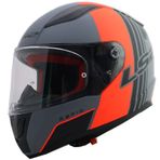 Ls2 Rapıd Multıply Mat Kırmızı-Antrasıt Kask - XL