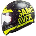 Ls2 Rapid Player Full Face Siyah Sarı Motosiklet Kaskı
