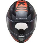 Ls2 Rapıd Xtreet Mat Siyah-Kırmızı Kask - Mavi