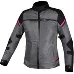 Ls2 Rıva Kadın Mont Siyah-Gri-Pembe - Çift Renk