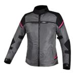 Ls2 Rıva Kadın Mont Siyah-Gri-Pembe - Tek Renk - XS