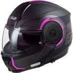 Ls2 Scope 2 Arch Çeneden Açılır Kask (Mat Titanyum-Pembe) - Tek Renk
