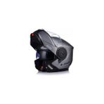 LS2 Scope 2 Mat Tıtanıum Çene Açılır Motosiklet Kaskı Gri Konforlu ve Güvenli Kullanım İçin İdeal - 2XL