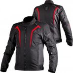LS2 Sepang Siyah-Gri-Kırmızı 4 Mevsim Motosiklet Montu Aşınmaya Dayanıklı Polyester Malzemeden Üretildi - 2XL