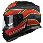 Ls2 Storm 2 Foggy Kapalı Kask Mat Siyah-kırmızı - XL - Mat Siyah - Kırmızı