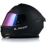Ls2 Storm 2 Mat Siyah Fullface Motosiklet Kaskı Gökkuşağı Camlı - XS