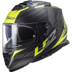 LS2 Storm 2 Nerve Mat Siyah Neon Sarı Motosiklet Kaskı