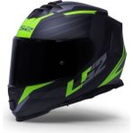 Ls2 Storm 2 Nerve Neon Sarı Fullface Motosiklet Kaskı Siyah Camlı