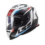 LS2 Storm 2 Racer Full Face Mavi Kırmızı Motosiklet Kaskı