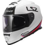 Ls2 Storm 2 Stark Kapalı Kask - XL - Beyaz - Kırmızı - Mavi