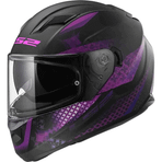 LS2 Stream Evo Lux Mat Siyah Pembe Kask