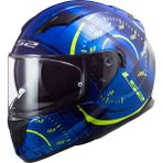 Ls2 Stream Evo Tacho Full Face Motosiklet Kaski - XL - Mavi - Sarı