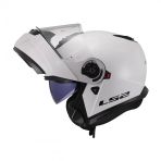 Ls2 Strobe 2 Çene Açılır Kask Beyaz