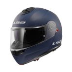 Ls2 Strobe 2 Çene Açılır Kask Mat Navy Mavi - XL