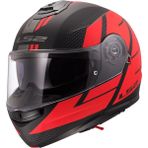 Ls2 Strobe 2 Code Mat Siyah-Kırmızı Kask - XL - Tek Renk