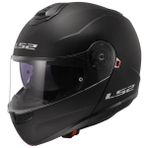 Ls2 Strobe 2 Mat Siyah Çene Açılır Motosiklet Kaskı L Beden Tek Renk Malzeme Özellikleri