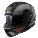 Ls2 Strobe 2 Orıon Mat Sıyah-Mor-Mavı Kask Cene Acılır