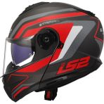 LS2 Strobe 2 Phantom Mat Titanıum-Gri-Kırmızı Kask L Beden Polikarbonat Malzeme ile Konforlu Tasarım