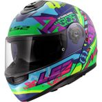 Ls2 Strobe 2 Svent Mavi-Yeşil Kask - XL