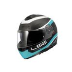 Ls2 Strobe 2 Vıctory -Beyaz-Metal Mavi Kask