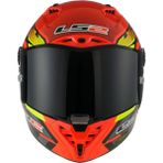 Ls2 Thunder Karbon Gp Aero Fıre Kırmızı-Siyah Kask - XL